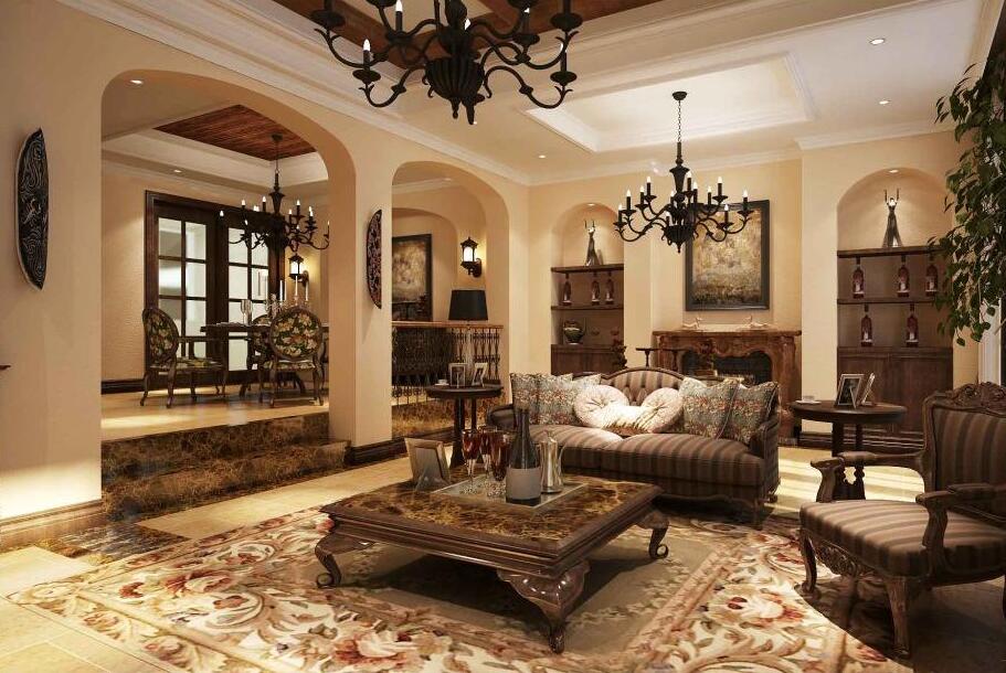 淡雅欧式风格客厅设计